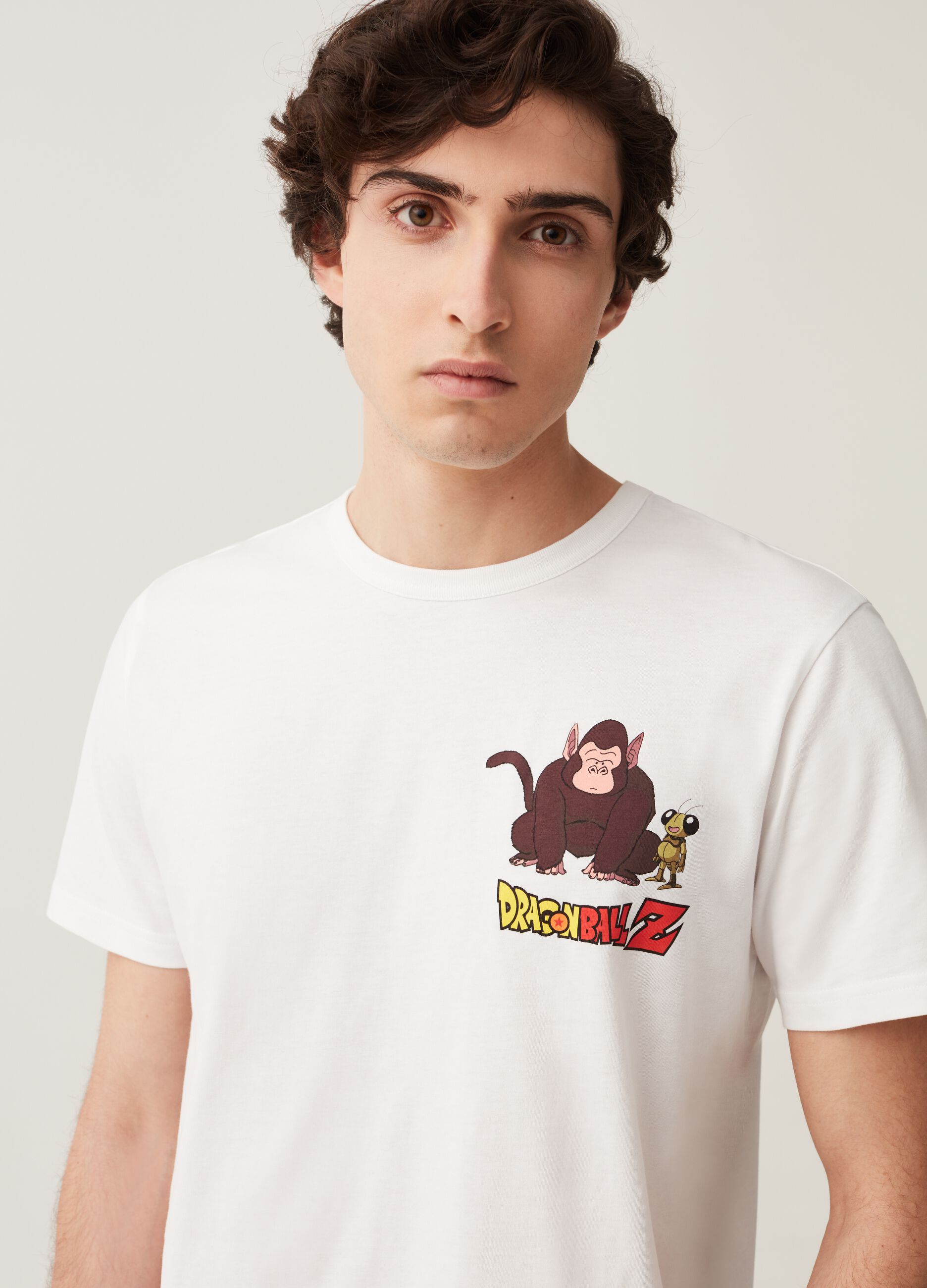 Camiseta estampado personajes Dragon Ball Z
