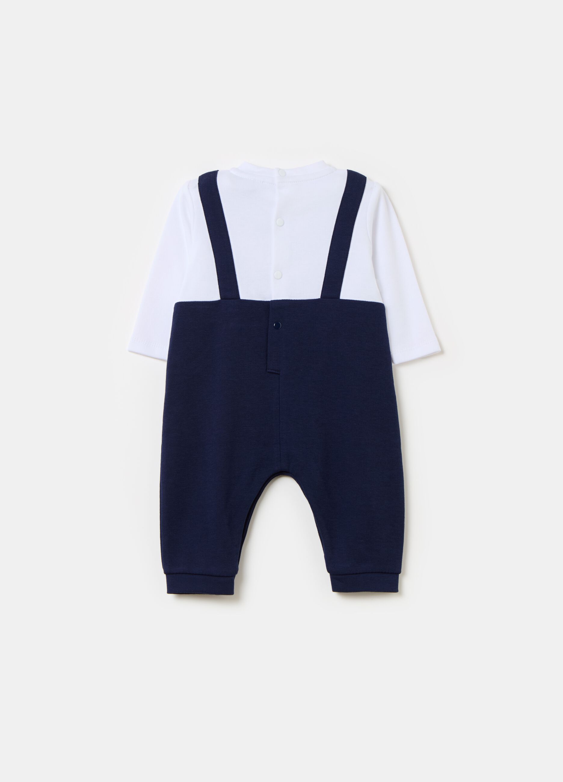 Organic cotton onesie with application