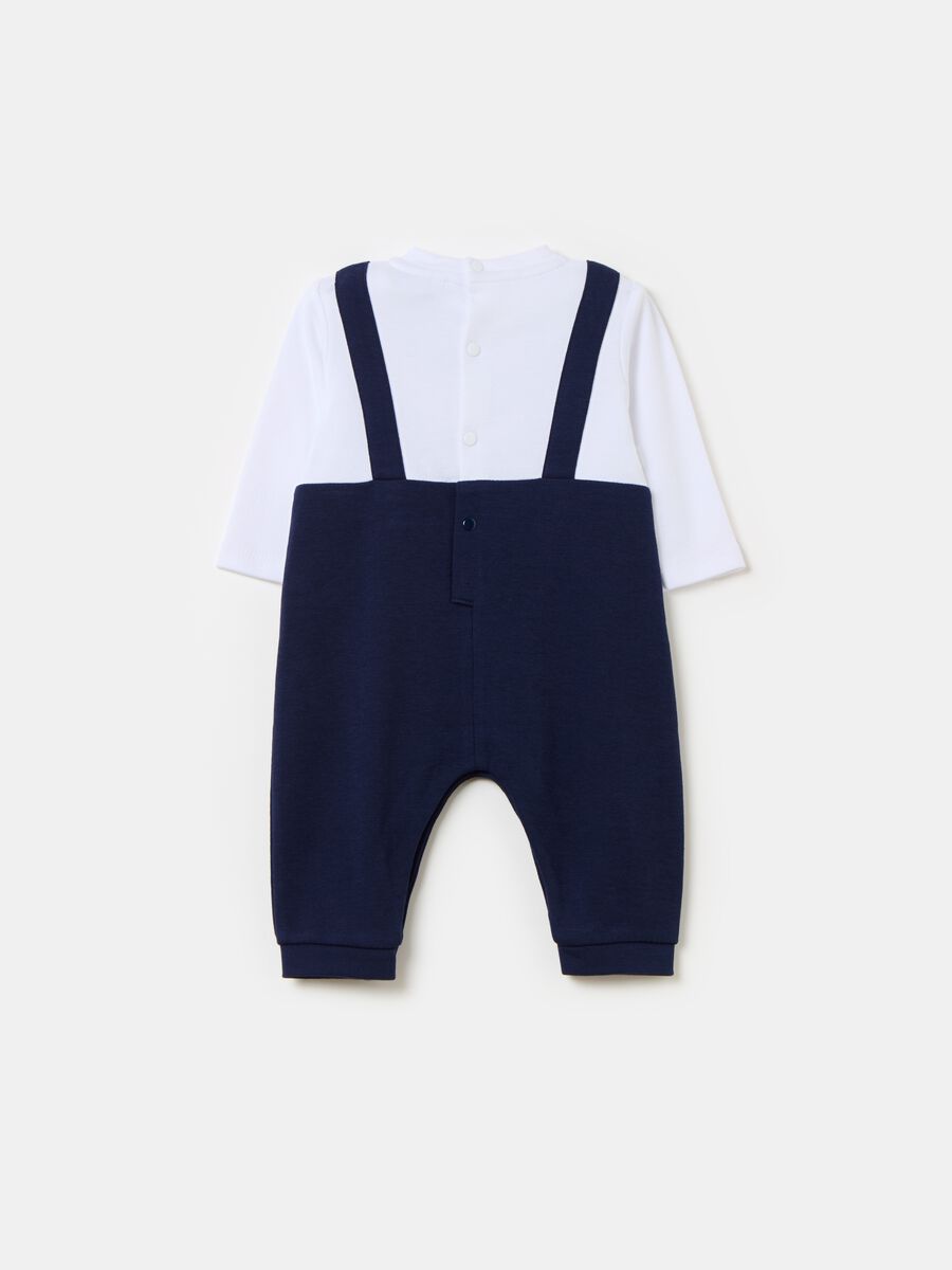 Organic cotton onesie with application_1