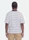 Blaues gestreiftes Boxy-Fit-T-Shirt aus reiner Baumwolle_3