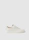 White genuine leather sneakers_0