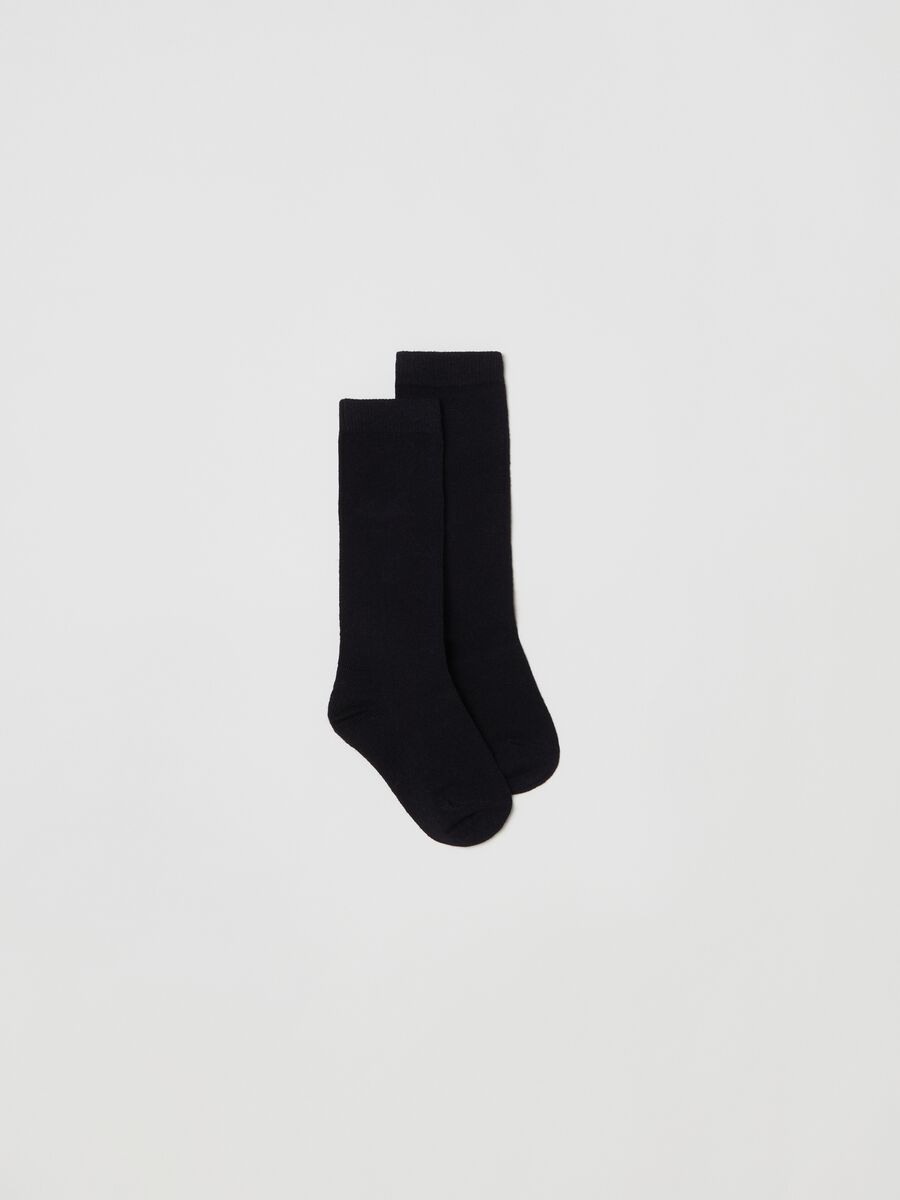 Pack de cinco pares de calcetines largos en tejido elástico_1