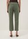 Regular Fit Green Stretch Cotton Trousers_2