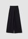 Black wide-leg stretch trousers ALTAVIA STUDIO_4
