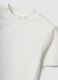 T-shirt branca justa em algod&atilde;o el&aacute;stico com gola subida_6