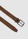 Brown belt with classic buckle_1