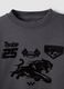 Grey cotton-blend crew-neck racing print sweatshirt for boys_3