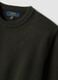 Green crew-neck jersey knit jumper, regular fit_1