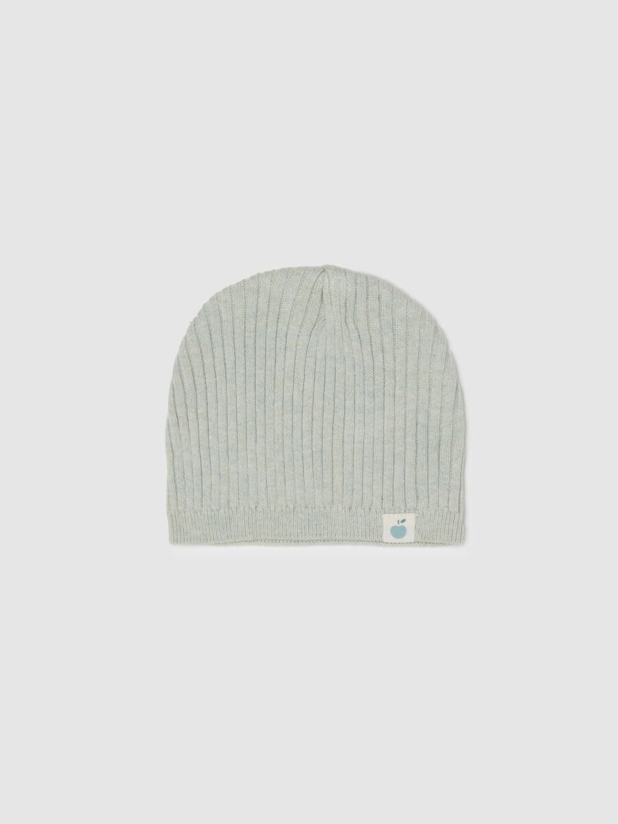 Grey pure cotton baby hat_0