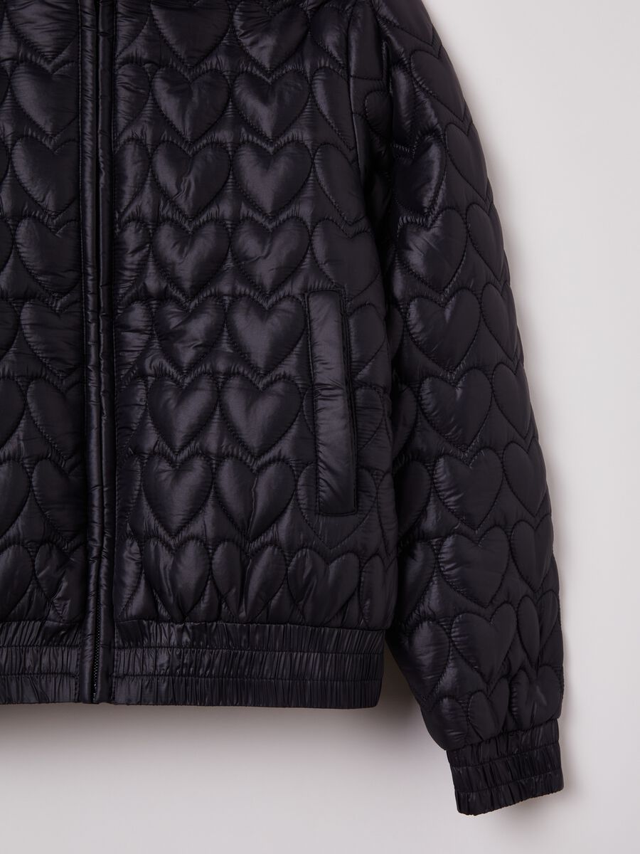 Quilted jacket with hood_2