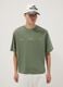 Green pure cotton short-sleeve T-shirt_2