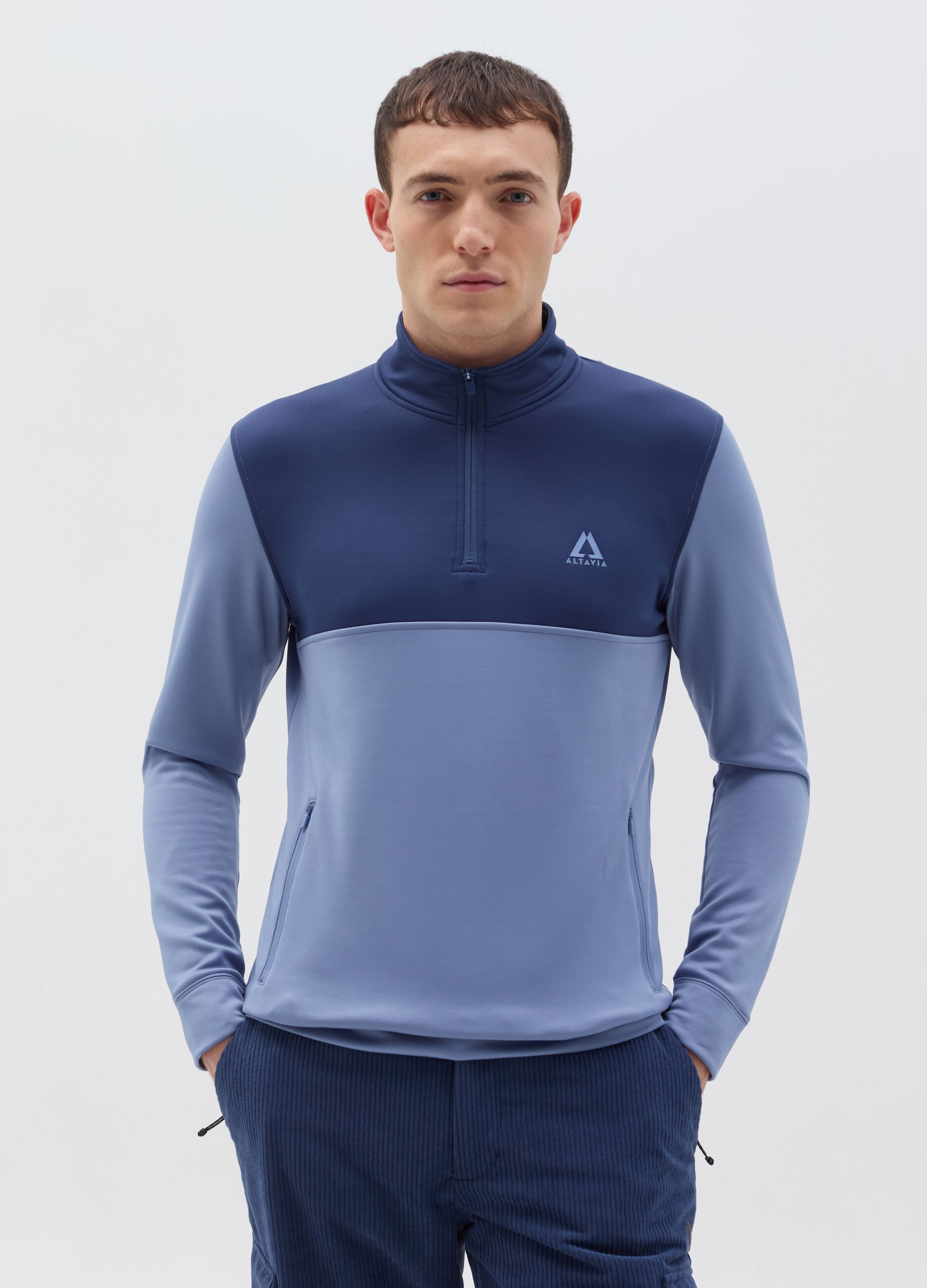 Altavia by Deborah Compagnoni technical half-zip fleece