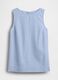 Sleeveless linen-blend top_5