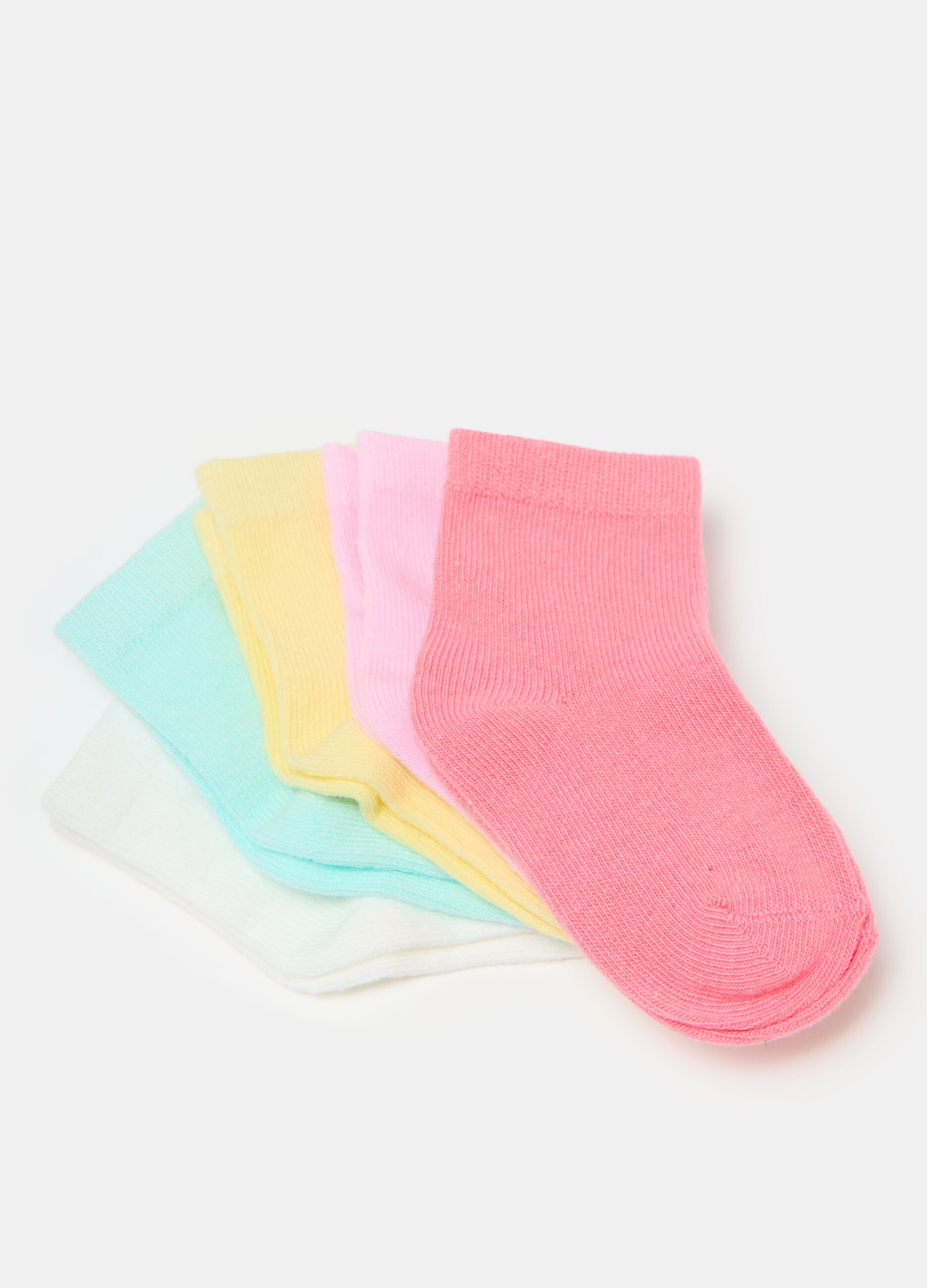 Pack cinco calcetines de algodón orgánico
