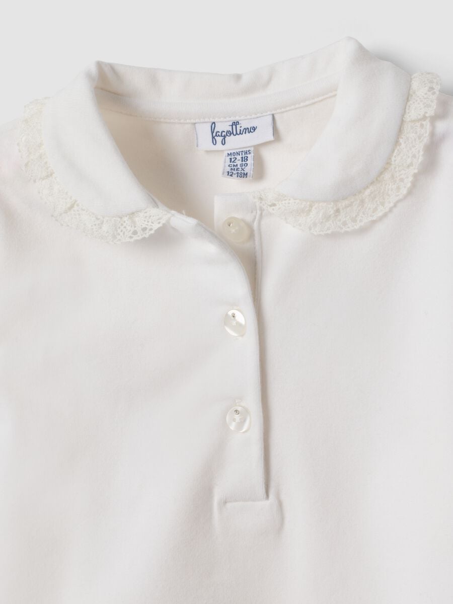White organic stretch-cotton polo shirt_2