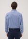 Air force blue lyocell-blend regular fit easy-iron shirt_3