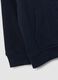Sweatshirt azul com capuz em puro algod&atilde;o org&acirc;nico, corte regular para beb&eacute; menino_3