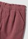 Rosa Cordhose mit elastischem Bund_2