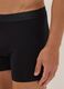 Pack de 3 boxers midi pretos em algod&atilde;o org&acirc;nico_3
