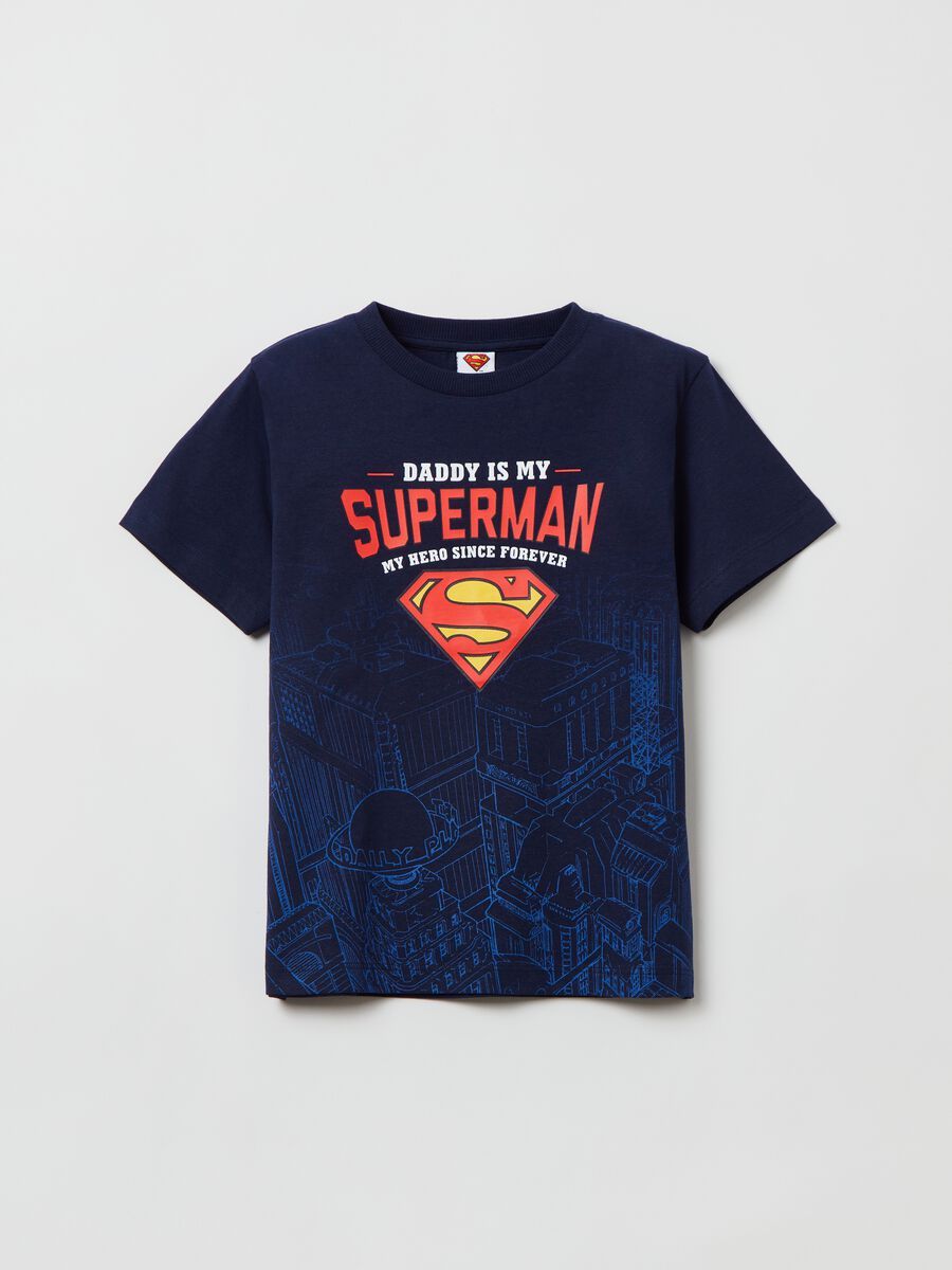 T-shirt with Superman Father's Day print_0