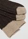 Chaussettes courtes en m&eacute;lange de laine et de soie multicolores_1