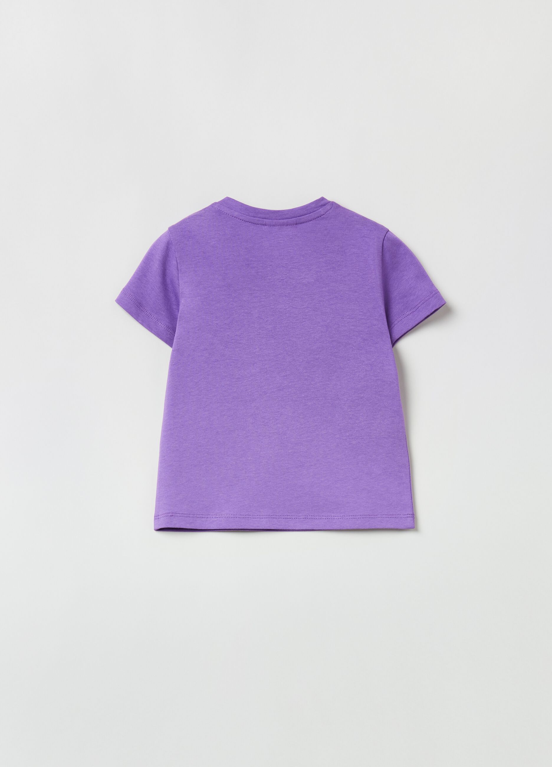 Cotton T-shirt with pocket and print