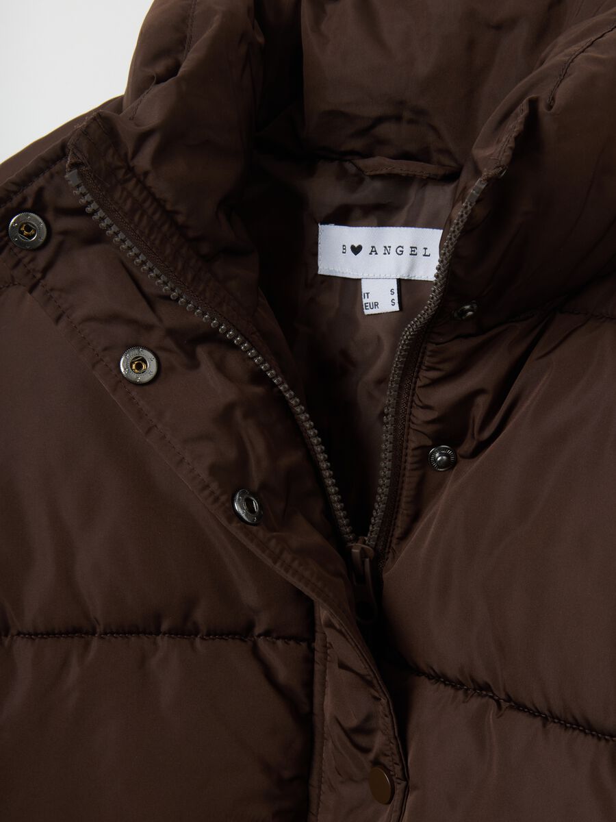 Brown padded oversized jacket_6