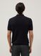 Black pure cotton polo shirt regular fit_2