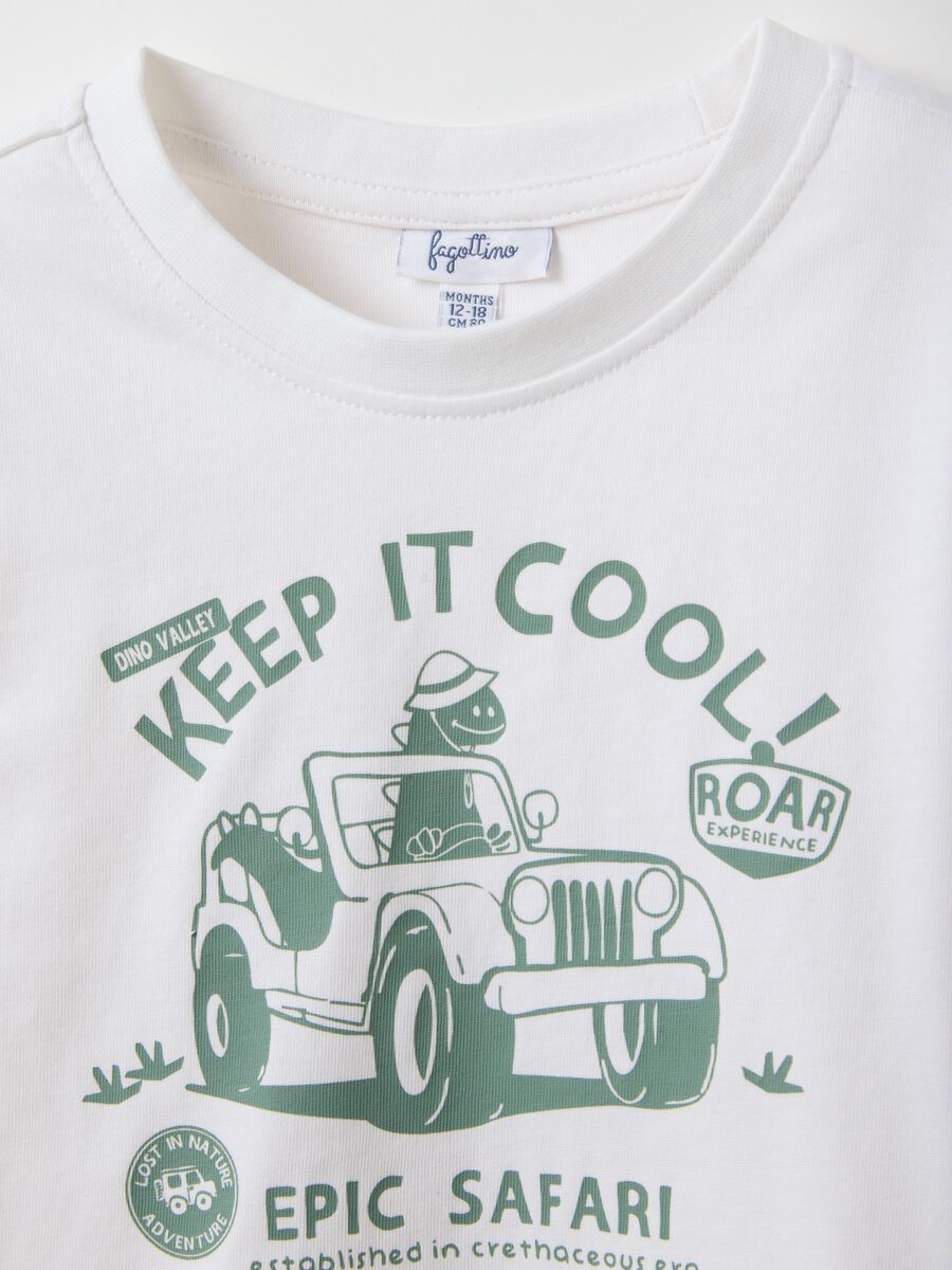 White pure cotton regular fit shirt for baby_2