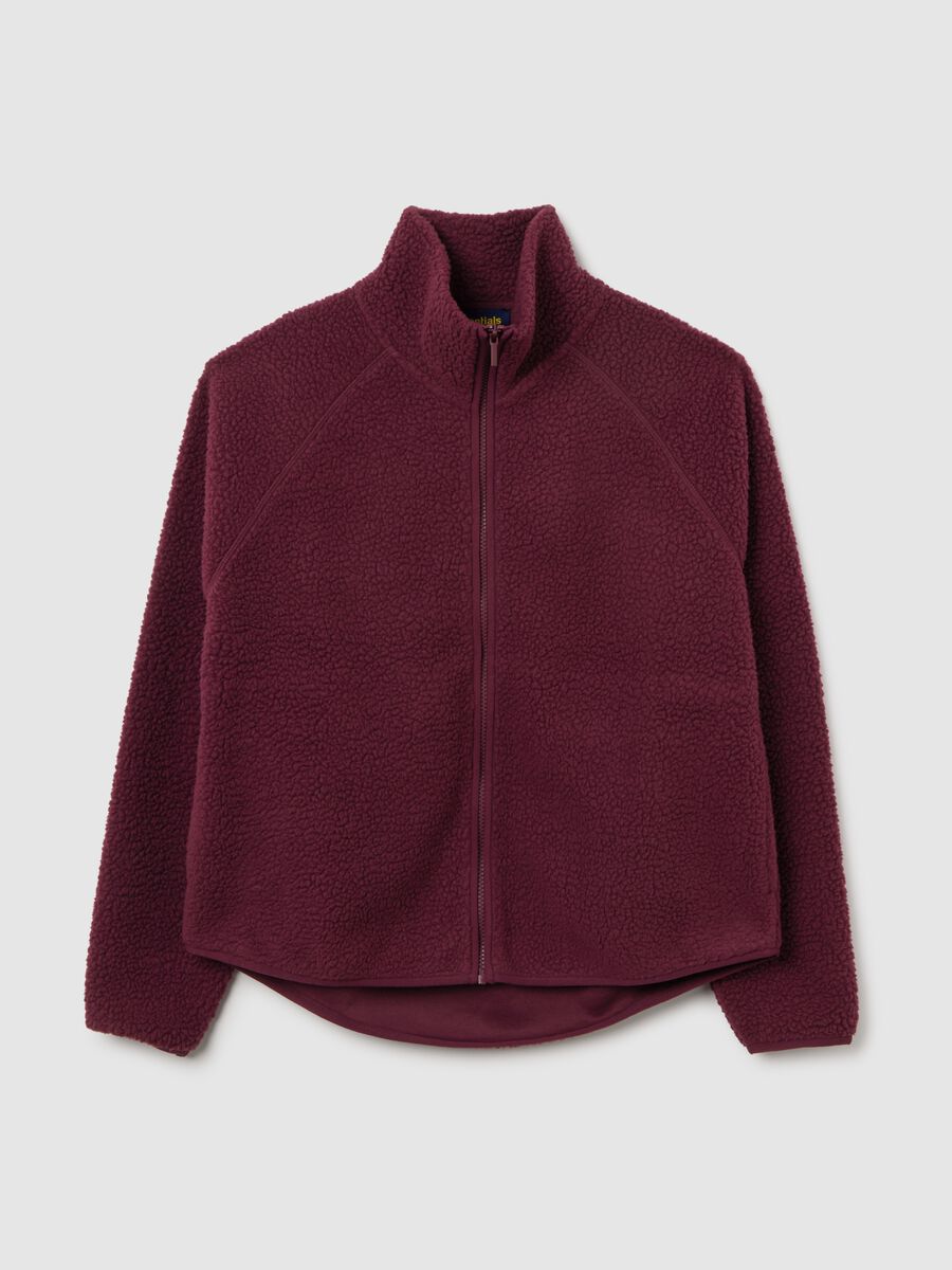 Purple Faux Fur Sweatshirt_4