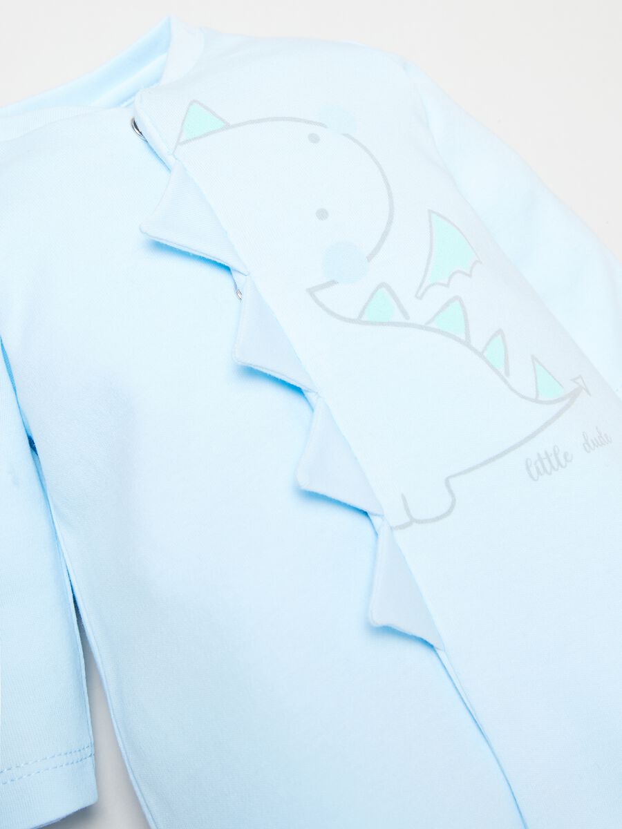 Onesie with printed dragon with crest_2