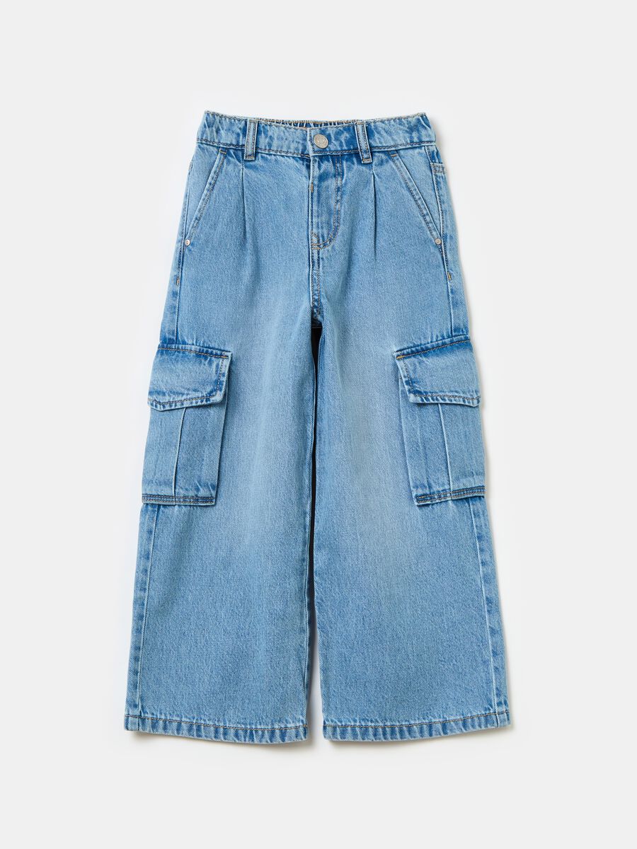 Cotton cargo jeans_0