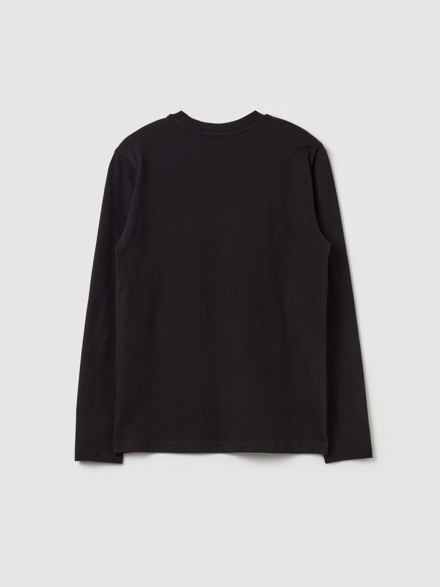 Long-sleeved T-shirt with Venom print_4