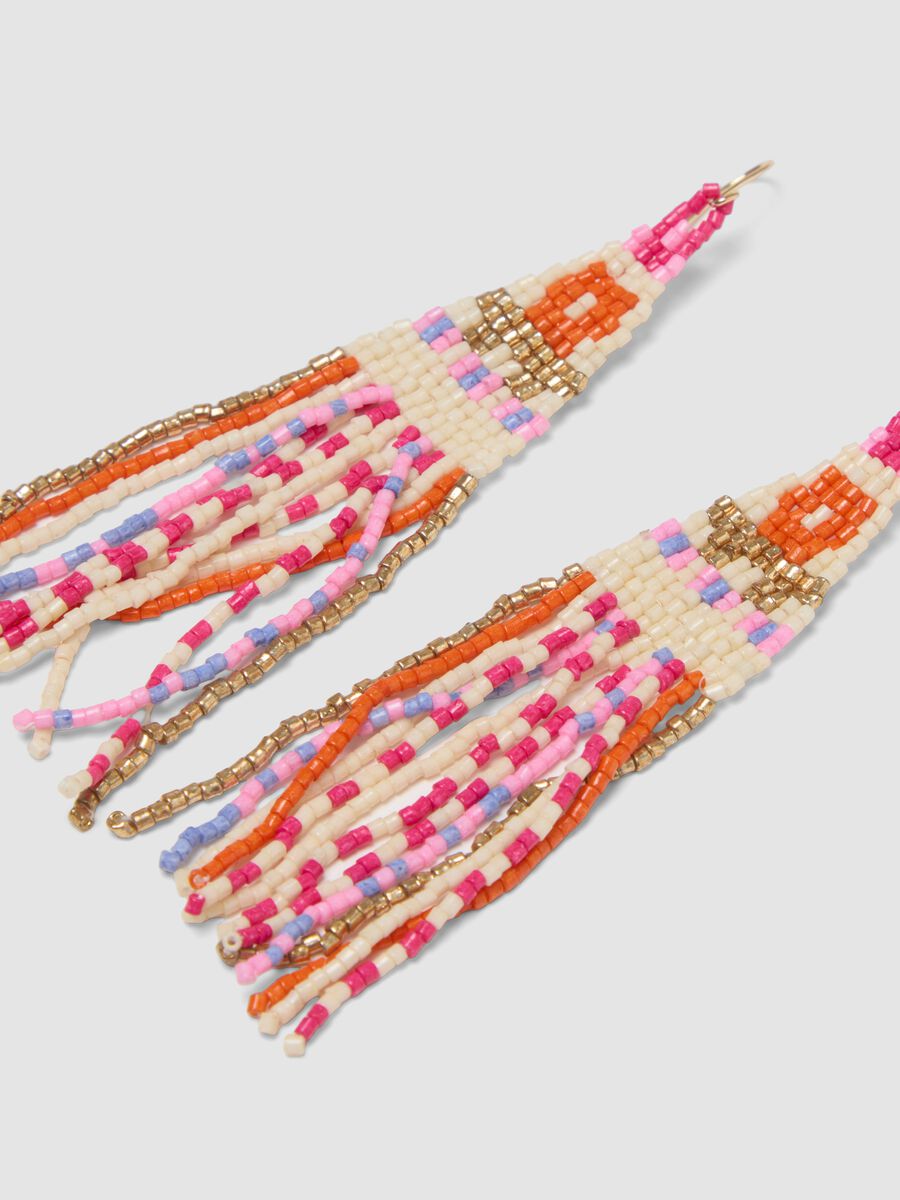 Ohrringe mit bunten Perlen_1