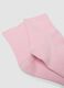 Pink ankle-length stretch cotton socks_1