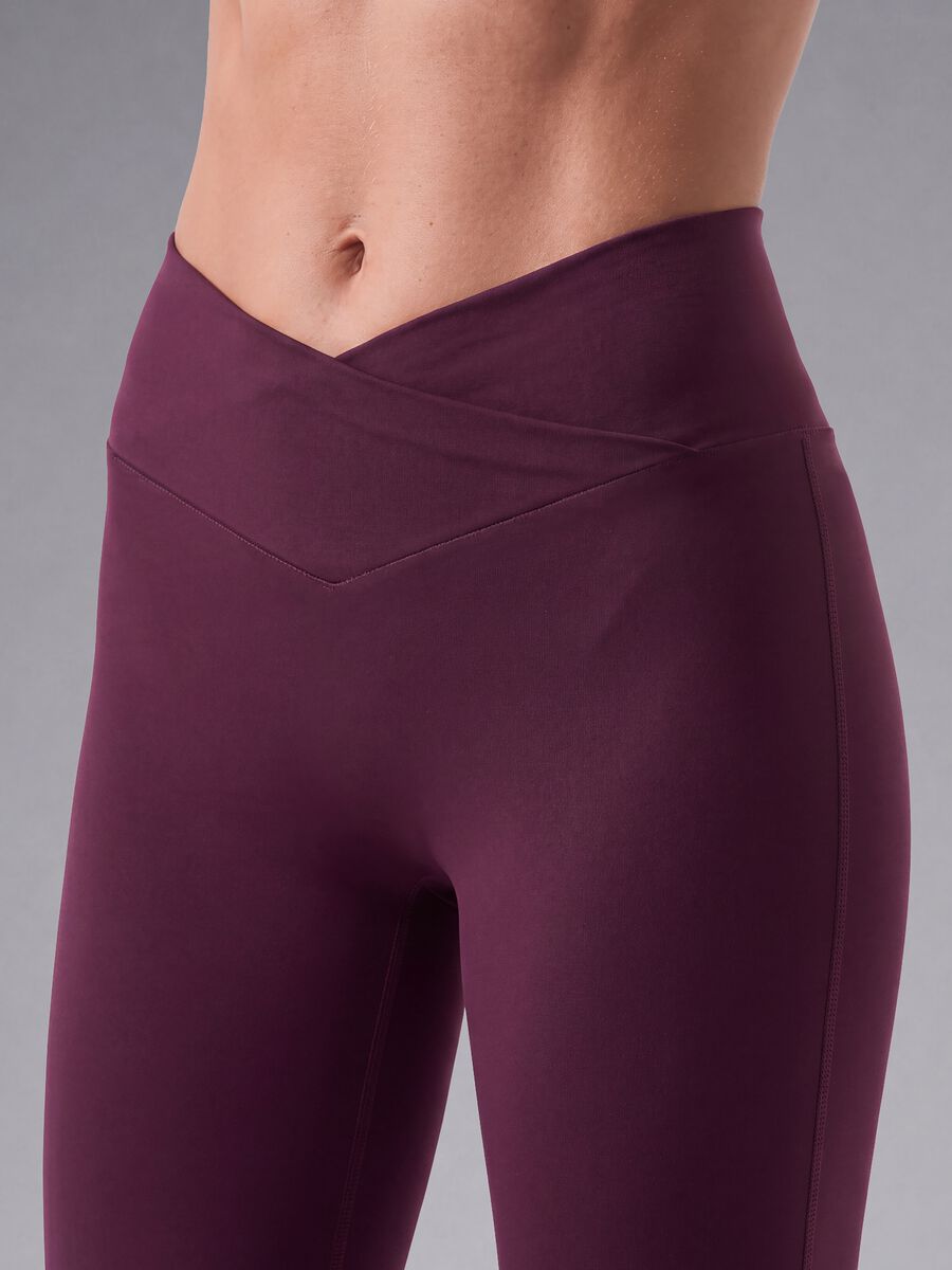 Violette Schlagleggings aus Stretchmaterial ALTAVIA STUDIO_3