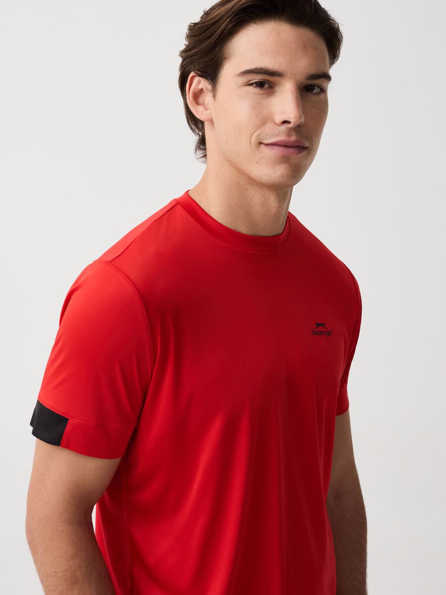 Camiseta de tenis secado rápido con estampado Slazenger_0