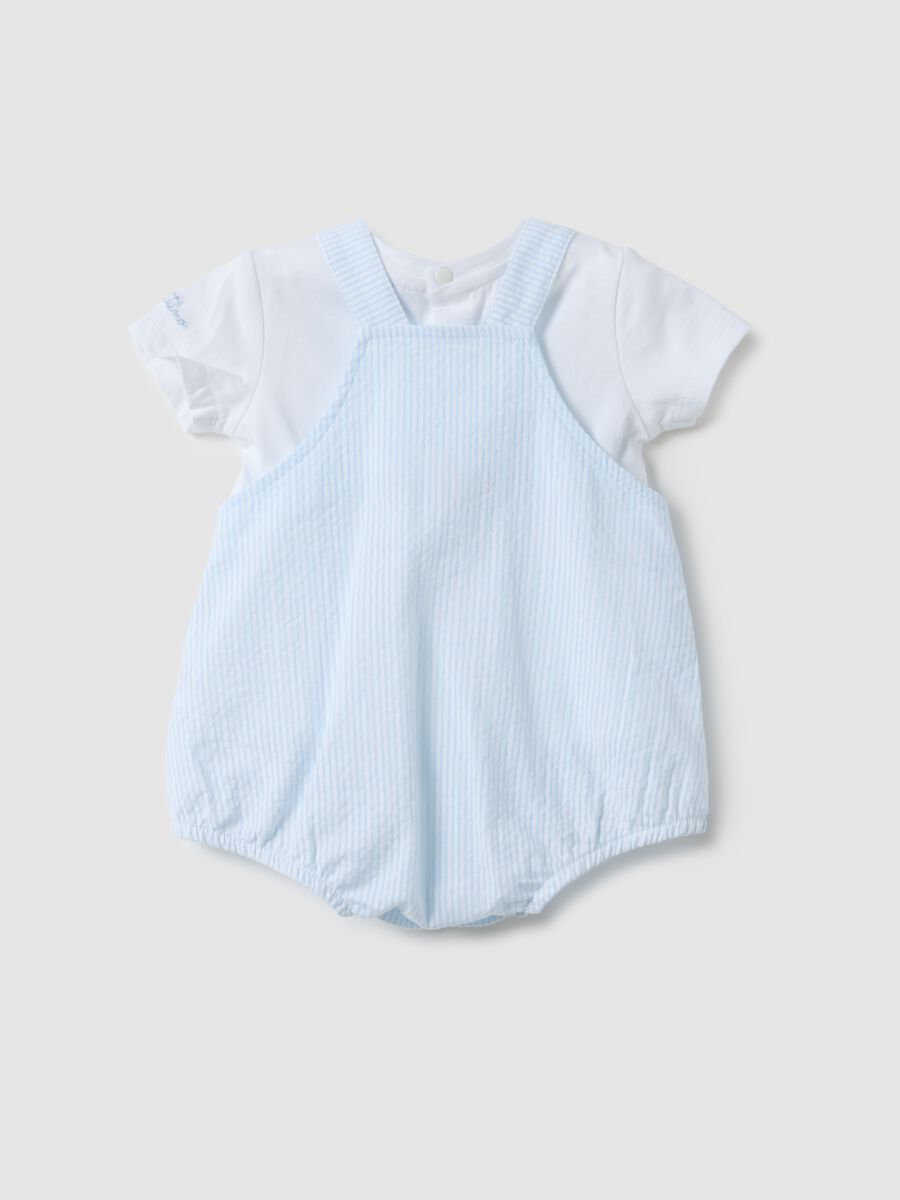 Multicoloured pure cotton newborn outfit_1