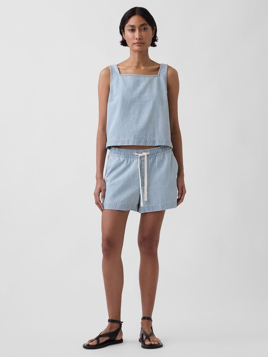 Shorts aus Baumwollmix_0