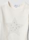 T-shirt branca justa em algod&atilde;o el&aacute;stico com aplica&ccedil;&otilde;es de strass_2
