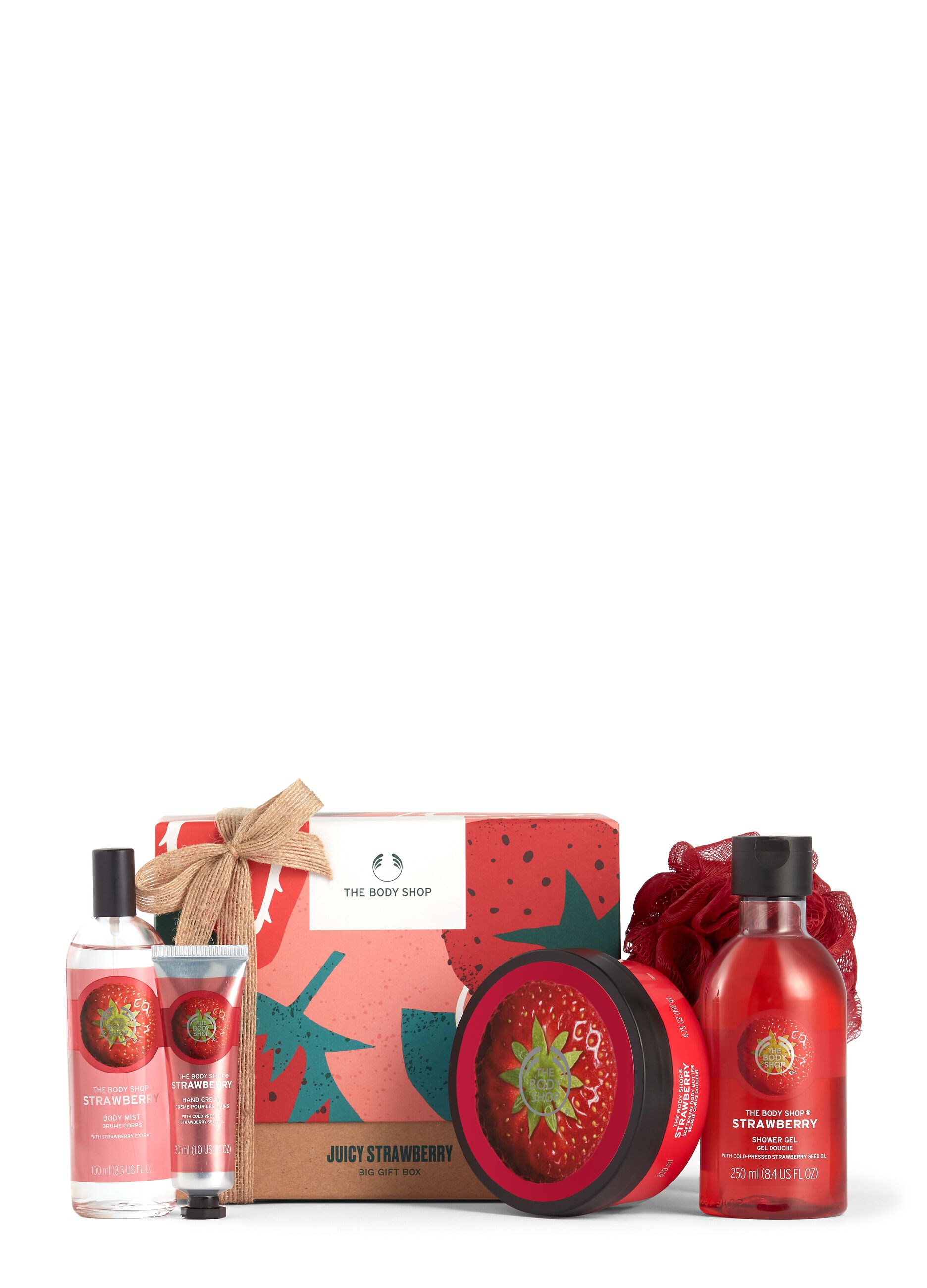 The Body Shop large strawberry gift box