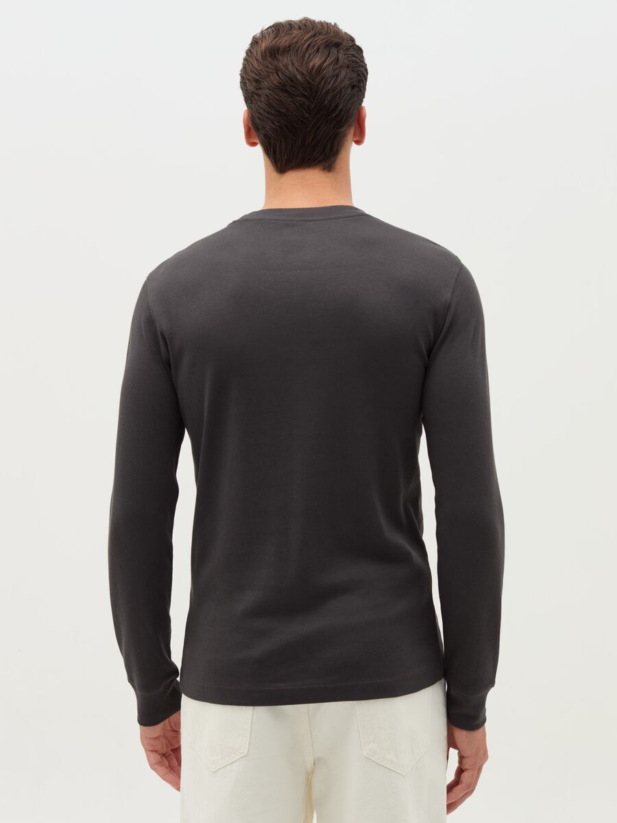 Cotton interlock T-shirt with round neck_2