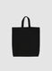 Black pure cotton shopper bag with Hard Rock Cafe logo_2