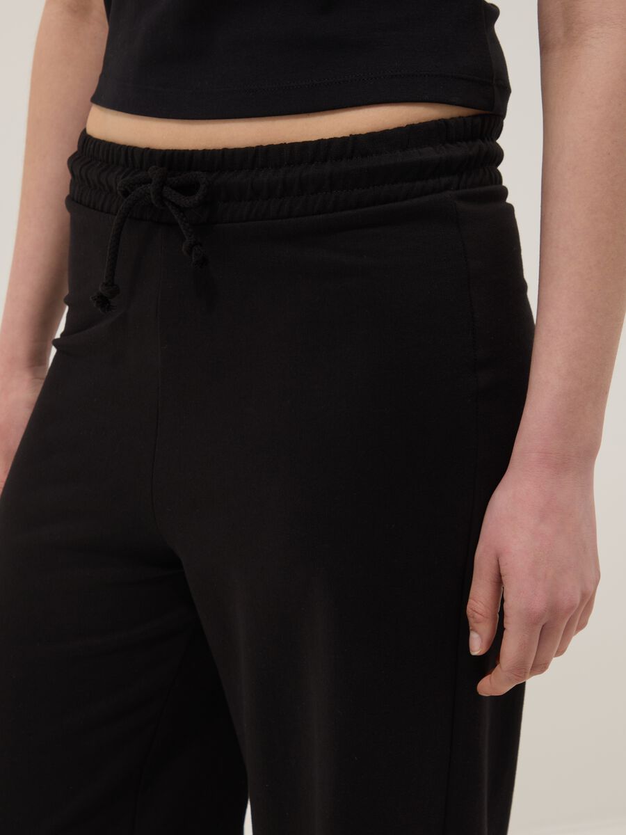 Jogger Baggy en Pur Coton Noir_3