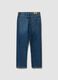 Blue pure cotton regular-fit jeans for boys_2