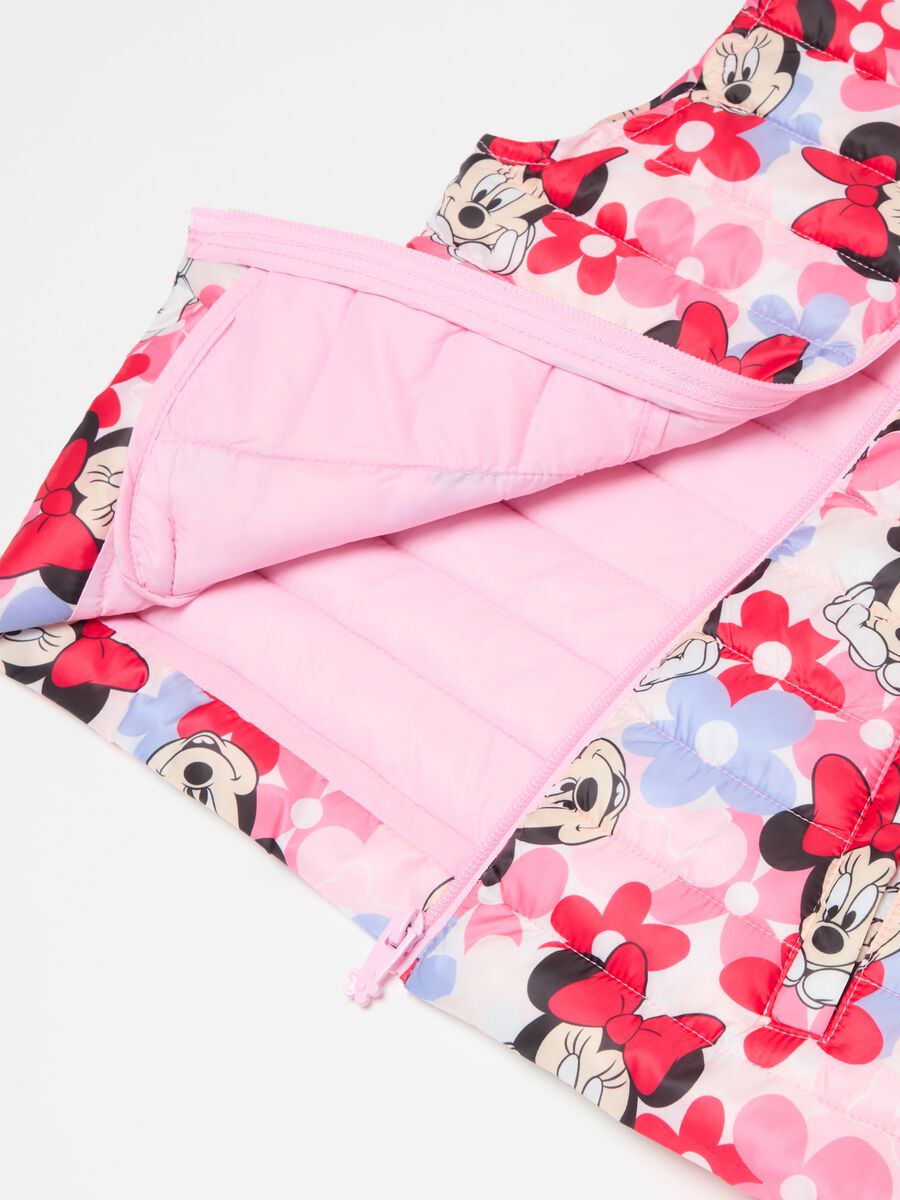 Full-zip gilet with Minnie Mouse print_2