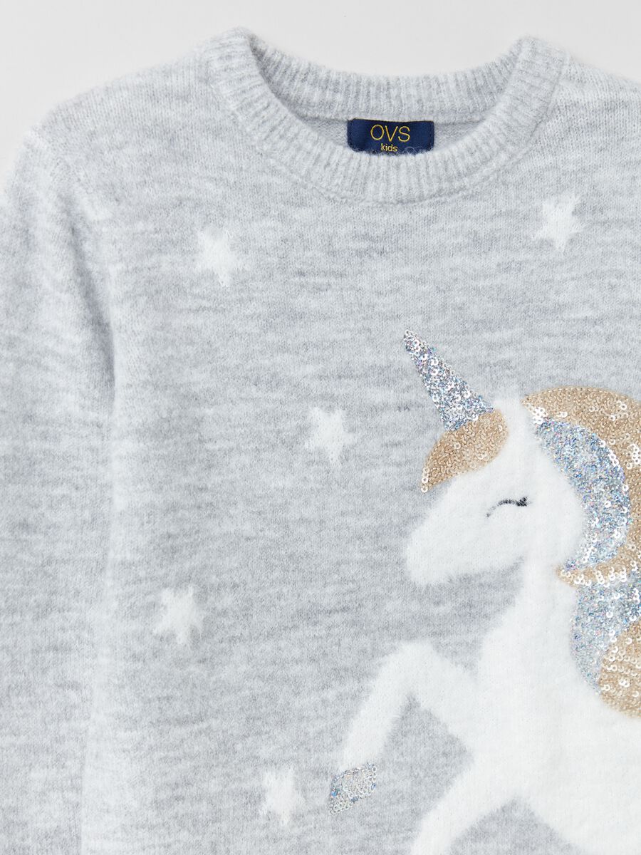 Pullover with unicorn drawing and sequins._2
