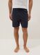 Grey cotton-blend pyjama shorts, regular fit_1