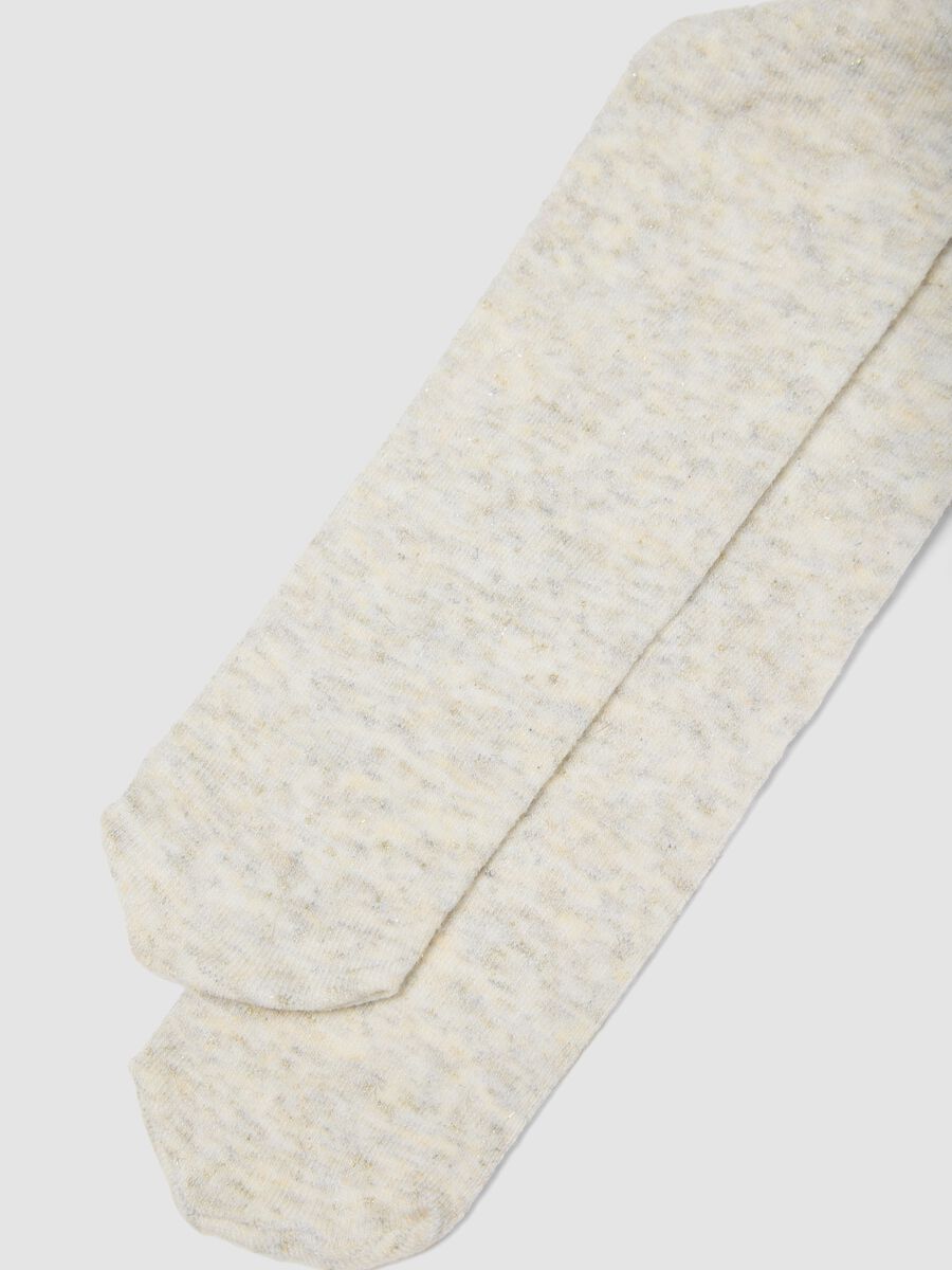 White stretch viscose tights_1
