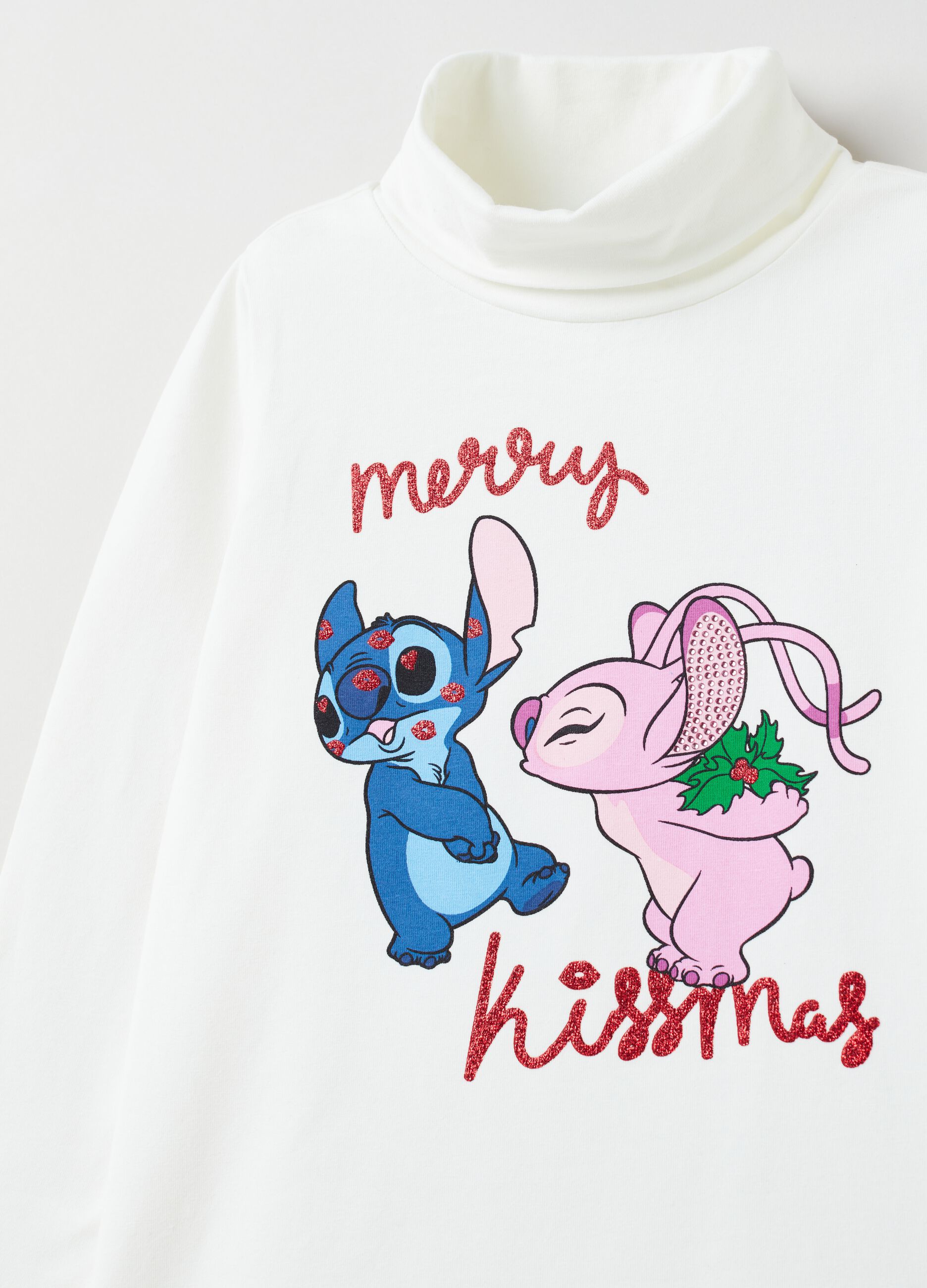 Official Disney Lilo & Stitch Kissmas Stitch Sweatshirt